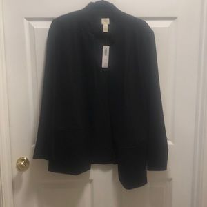 Chico’s black blazer.